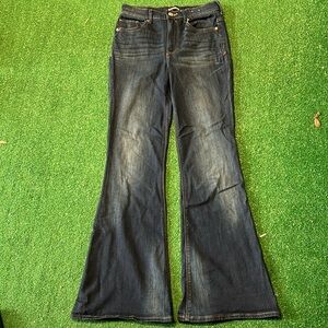 High rise flare jeans